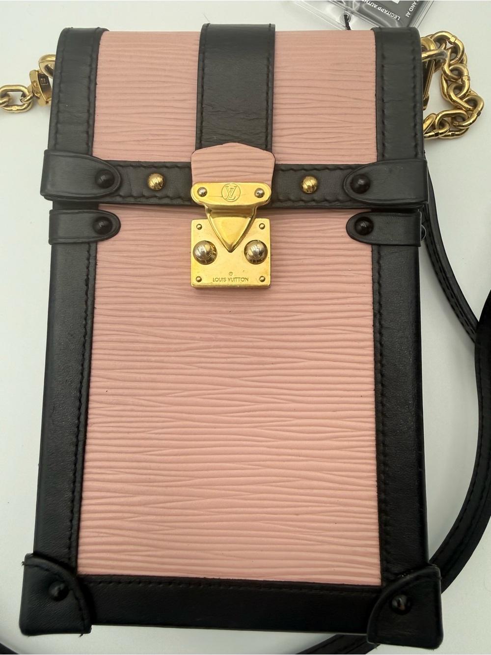 Louis Vuitton Rose Ballerine Epi Vertical Trunk Crossbody Bag - Picture 2 of 16